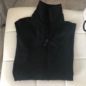 Black zip up Adidas Climalite size M